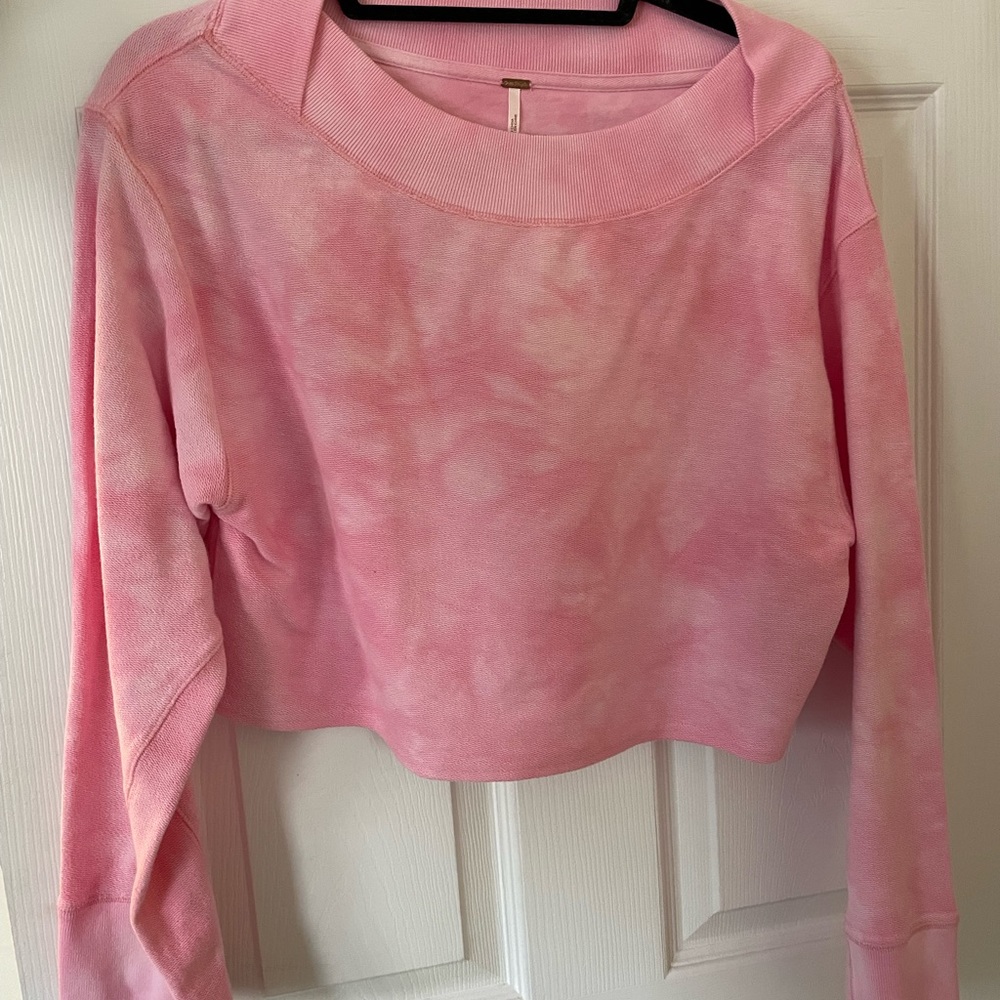 Pink Free People Sweater
